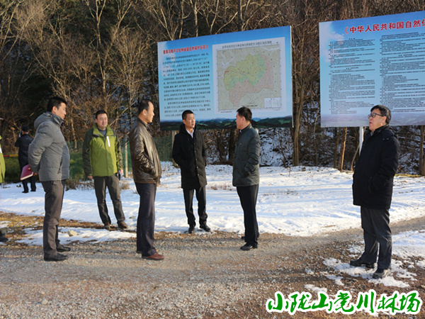 检查麦草沟自然保护区生态环境保护工作